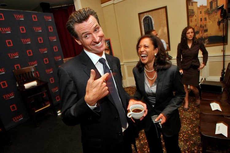 Gavin Newsom Kamala Harris Template